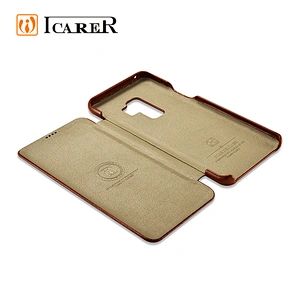 Hot Sale Genuine Leather Mobile Phone Cases Cover For Galaxy Samsung S9