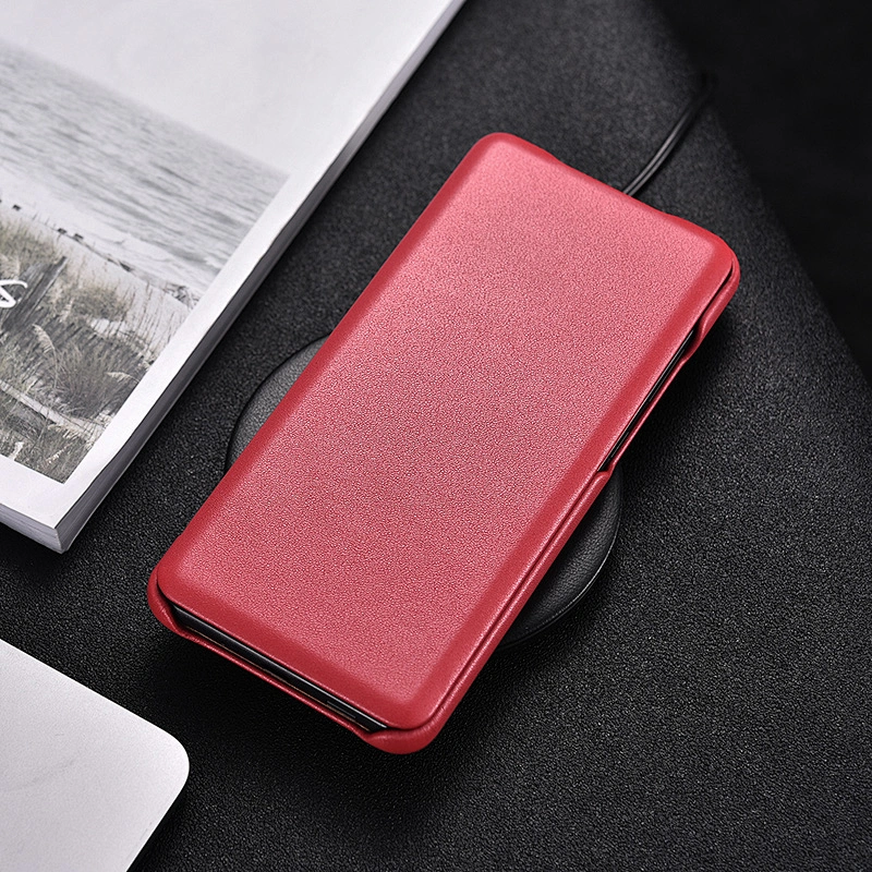 ICARER Hot Selling 100% Handmade Mobile Phone Genuine Leather Case Luxury Side-open Case for Samsung S20 Ultra