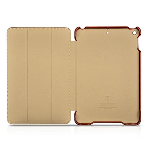 2019 New Design Genuine Leather Cover for iPad Mini Leather Protective Case for iPad Mini 5
