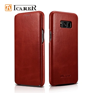 Custom Double Raw Material Telephone Shell Itel Leather Phones Case Mobile Phone Cover For Samsung Galaxy S8 Plus