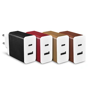 2019 Factory Supply 5V 1A USB Travel Adapter Leather Wall USB Charger