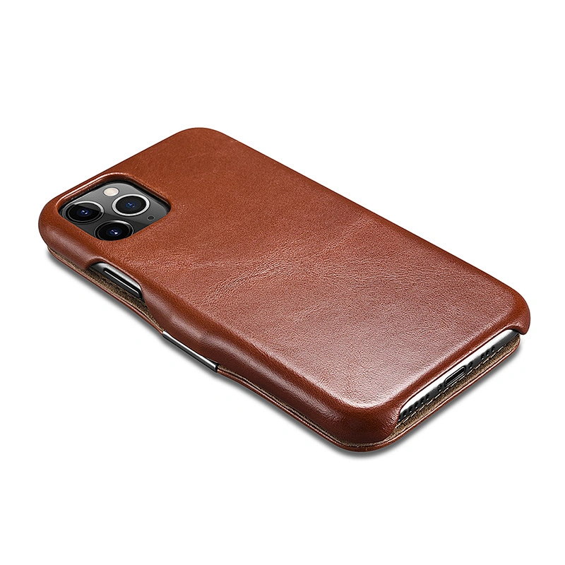 ICARER New Design Leather Phone Case Flip Leather Phone Cover for iPhone 12 Pro