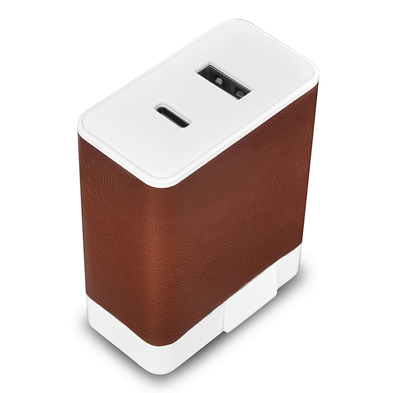 High Quality Mobile Phone Charging 5V 1A Leather Wall USB Adapter