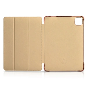 Latest Shockproof Tablet Cover Real Leather Protective Case for iPad Pro 12.9 2020