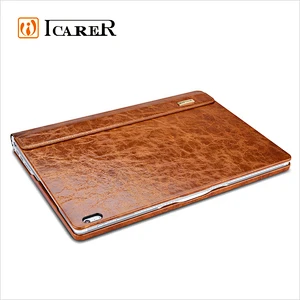 High Quality Genuine Leather Laptop Sleeve Folio Case for Surface Book