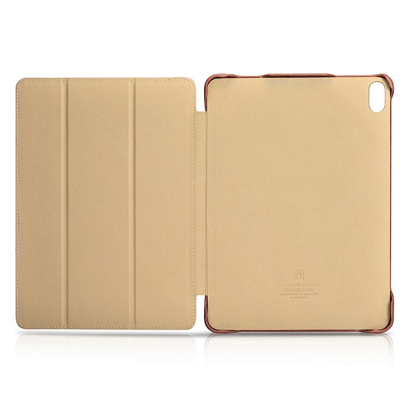 Ultra Slim Real Leather Smart Cover Tablet Flip Case for iPad Pro 11 inch 12.9 inch 2018