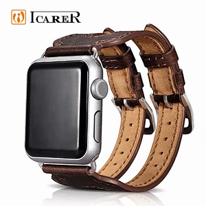 ICARER Genuine Leather Band for Apple Watch 2 Straps