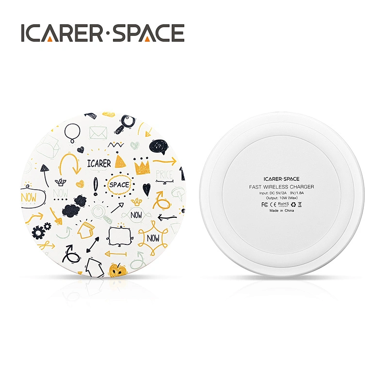 High Quality Fashionable Qi Fast Changing Wireless Charger for Mobile Phone