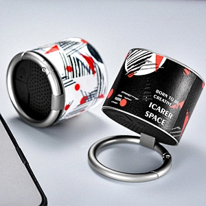 Hot Sale Wonderful Sound Quality Portable PU Leather Mini Wireless Speaker