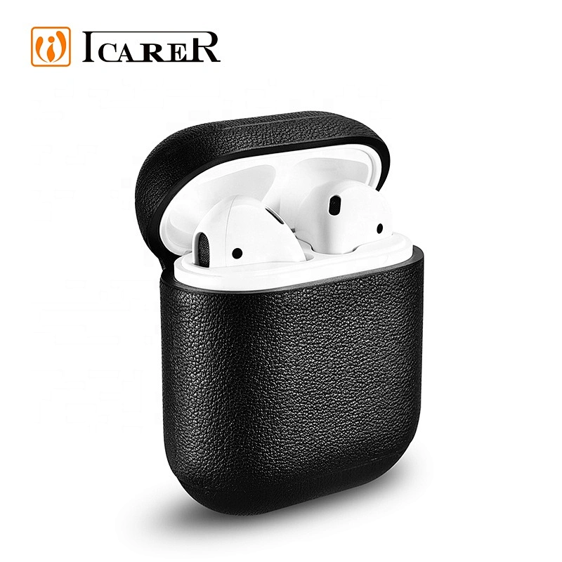 New Design Nappa Leather Wireless Earphones Sleeve Case For Apple AirPods