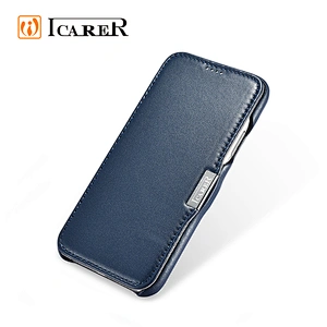 Amazon Hot Selling Genuine Leather Phone Case for iPhone X