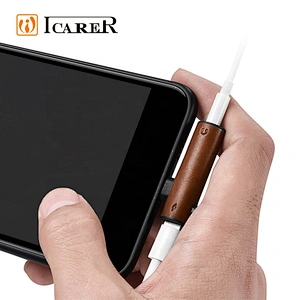 New Arrival 3.5mm Dual 2 in 1 Splitter Charging Adapter For Headphone For iPhone