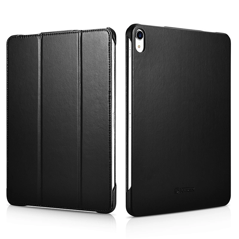 Luxury Shockproof Microfiber Leather Tablet Flip Cover Folding Stand Case for iPad Pro 11inch 12.9 inch 2018