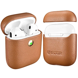 2021 New Earphone Accessories Leather Black Soft Case New Shockproof Wireless Portable for PU Case for Air pods Pro