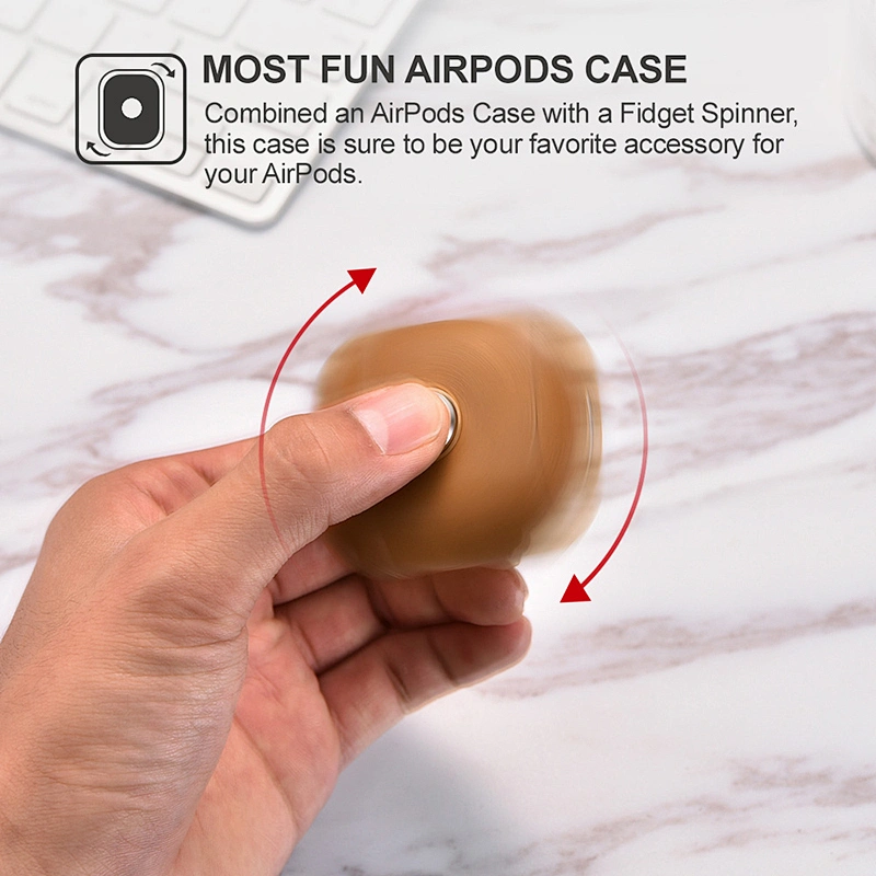 Wholesale Wireless Leather Charging Headphone Case For AirPods For Apple