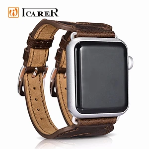 ICARER Genuine Leather Band for Apple Watch 2 Straps