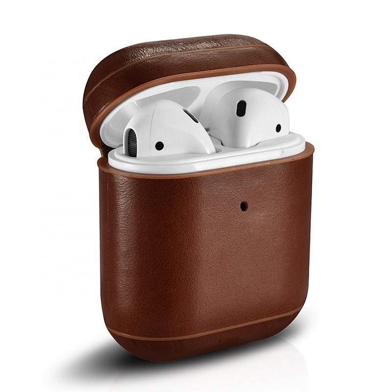 Support Wireless Changing Leather Case For AirPods 2 Shockproof Cover For Airpods 2 Case Leather