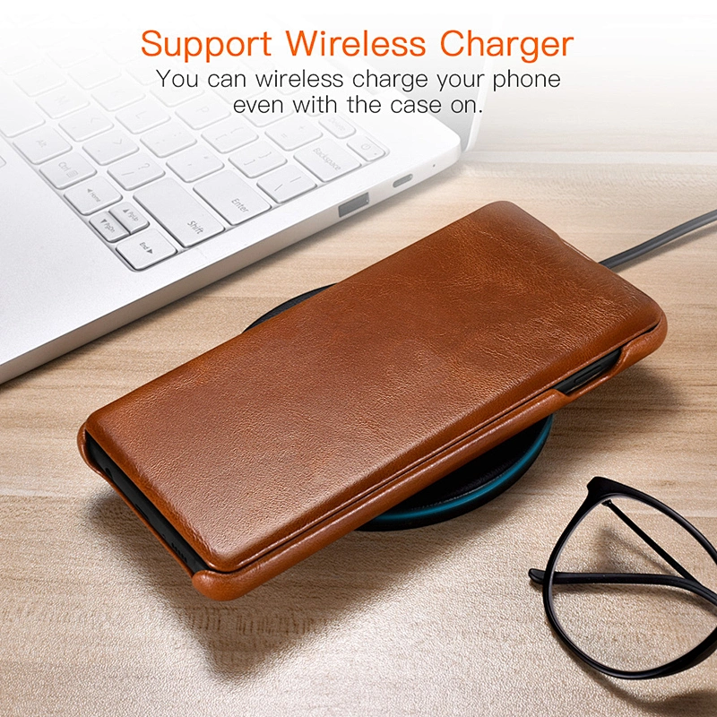 New Arrival Shockproof Genuine Leather Flip Mobile Phone Cover Case For  Samsung Galaxy S10 S10 Plus