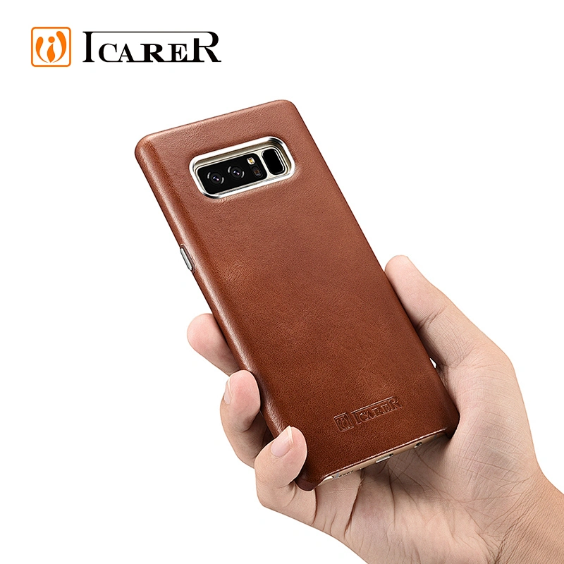 ICARER High Quality Premium Leather Phone Case for Samsung  Note 8