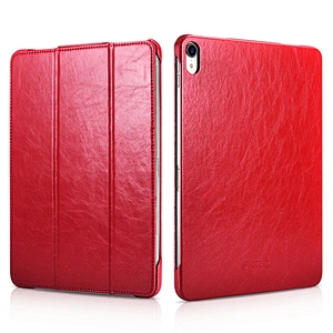 Luxury Shockproof Microfiber Leather Tablet Flip Cover Folding Stand Case for iPad Pro 11inch 12.9 inch 2018