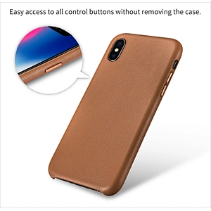 Wholesale Custom Oem Genuine Leather Mobile Casing Shell Covers Cell Cover Case Phone Cases For iPhone X Xs Max For Apple