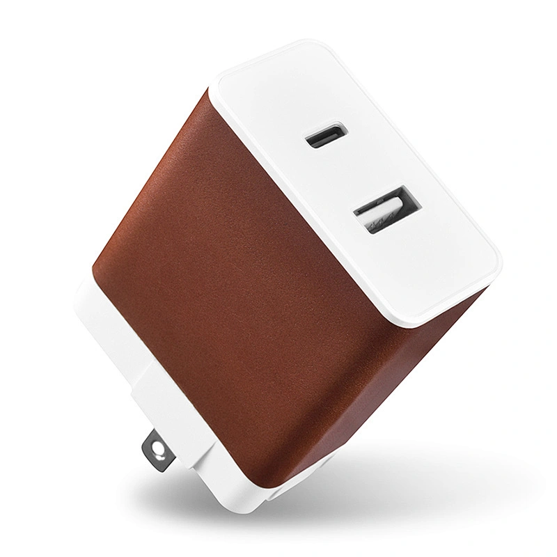 High Quality Mobile Phone Charging 5V 1A Leather Wall USB Adapter
