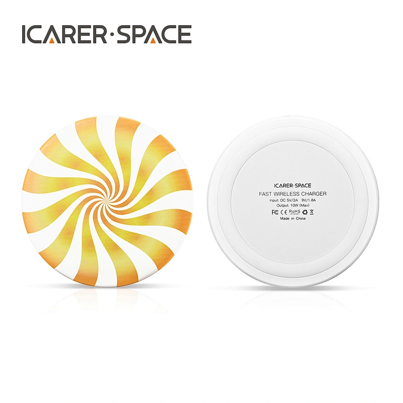 High Quality Fashionable Qi Fast Changing Wireless Charger for Mobile Phone