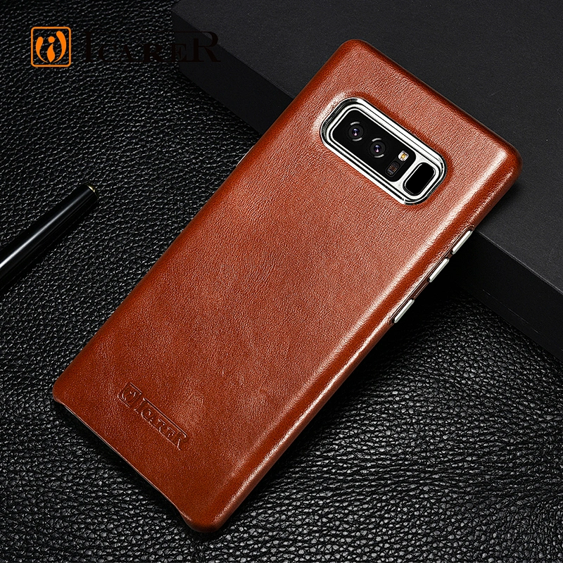 ICARER High Quality Premium Leather Phone Case for Samsung  Note 8