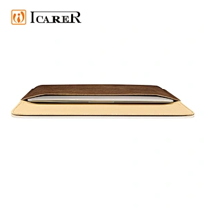 Icarer Sleeve Cover Leather For Macbook Air 13 Inch And 11 Inch For Macbook pro