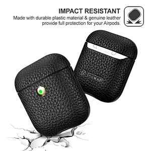 Fit for Men And Women Case for AirPods2 leather Sleeve for Air Pod Wireless Charging Case for AirPods 2