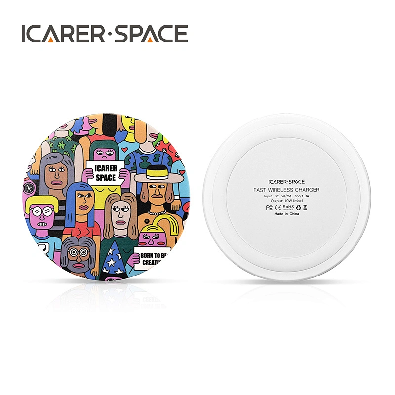High Quality Fashionable Qi Fast Changing Wireless Charger for Mobile Phone