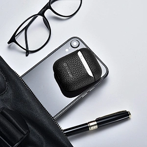 Fit for Men And Women Case for AirPods2 leather Sleeve for Air Pod Wireless Charging Case for AirPods 2