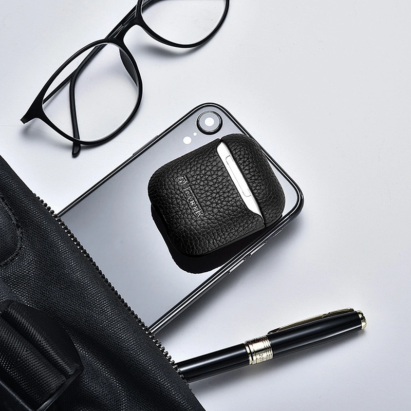 Fit for Men And Women Case for AirPods2 leather Sleeve for Air Pod Wireless Charging Case for AirPods 2