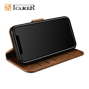 Fashion Luxury Filp Genuine Leather Card Holder Cell Cases Shockproof Cover Wallet Mobile Phone Case For Iphone X For I Phone