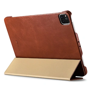 Latest Shockproof Tablet Cover Real Leather Protective Case for iPad Pro 12.9 2020
