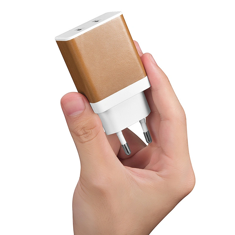 2019 Factory Supply 5V 1A USB Travel Adapter Leather Wall USB Charger