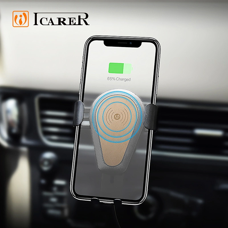 10W Fast Wireless Charger Gravity Car Mount for selling for iPhone