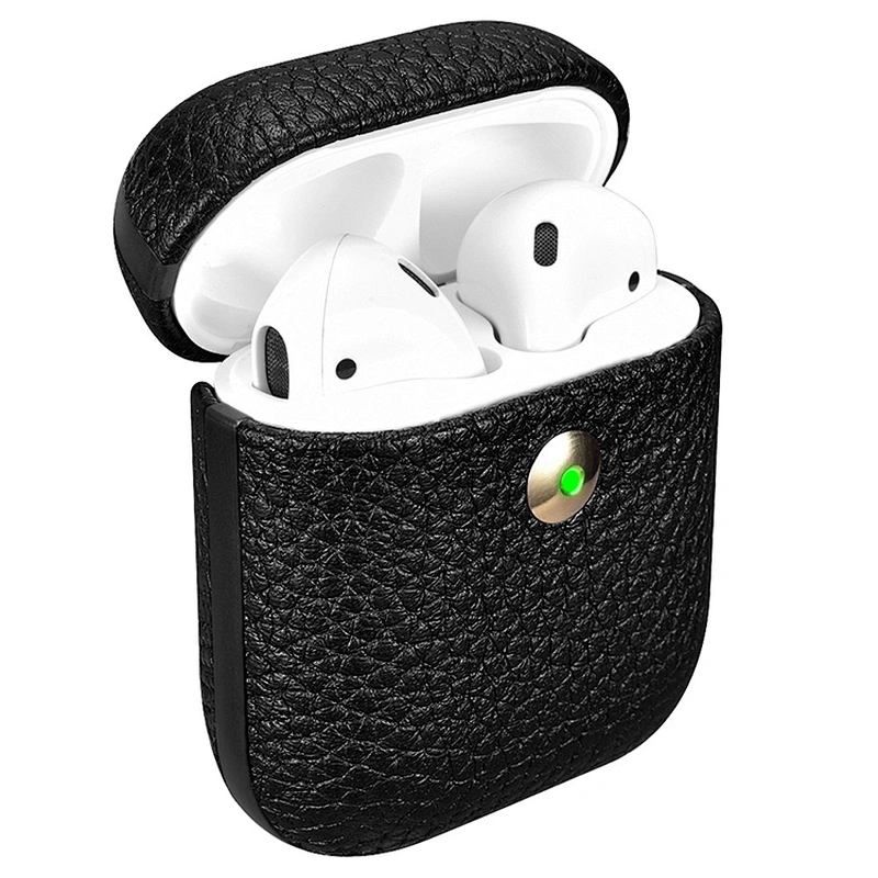 Fit for Men And Women Case for AirPods2 leather Sleeve for Air Pod Wireless Charging Case for AirPods 2