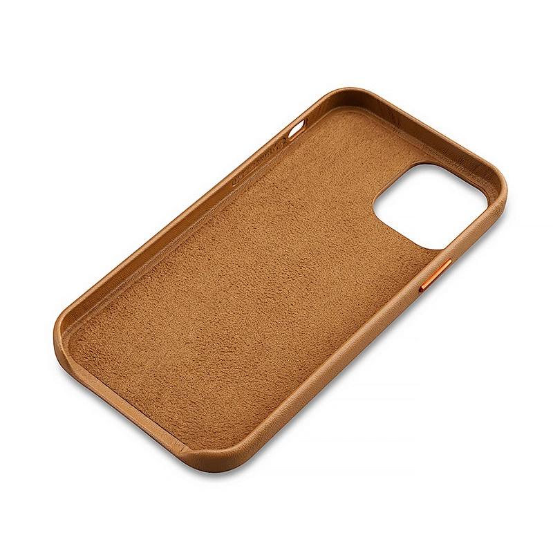 2020 High Quality New Genuine Custom Cellphone Leather Cases Black  Mobile Phone Cover for Luxury Phone Case for iPhone 12 Mini