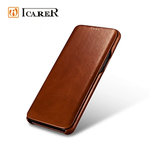 Hot Sale Genuine Leather Mobile Phone Cases Cover For Galaxy Samsung S9