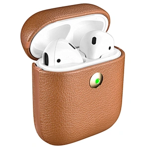 2021 New Earphone Accessories Leather Black Soft Case New Shockproof Wireless Portable for PU Case for Air pods Pro