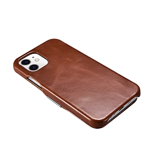 ICARER Luxury Real Leather Cell Phone Cases Mobile Phone Real Leather Flip Case for iPhone 12 Mini 5.4inch