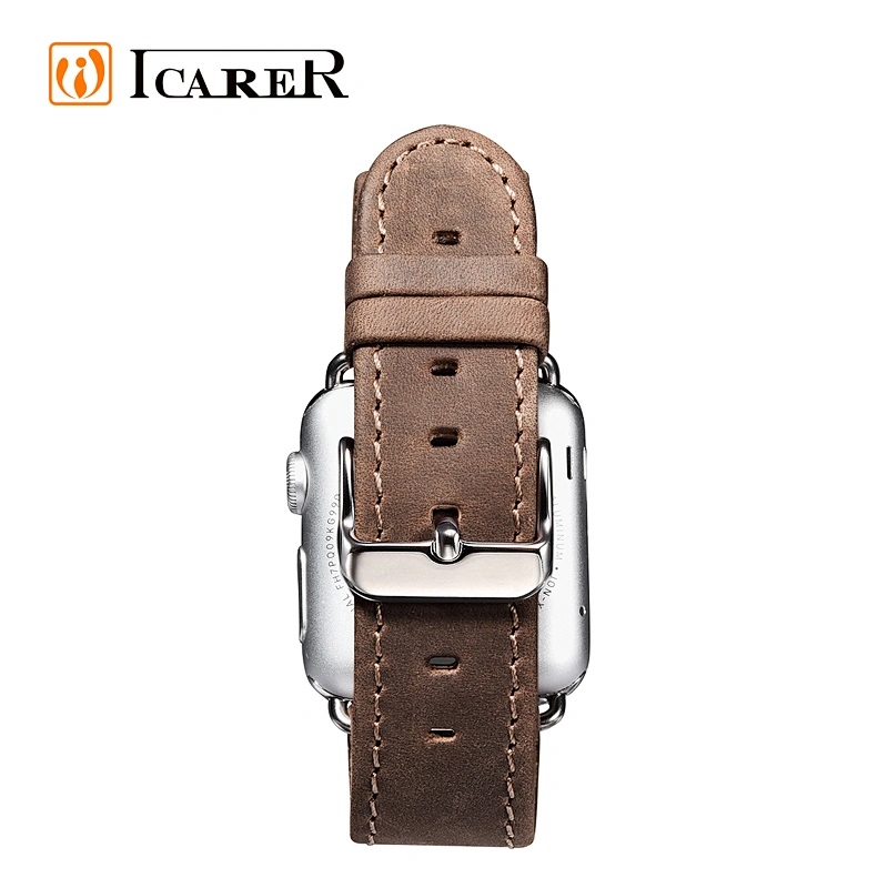 Professional Top Quality Men Luxury Watch Leather Wrist for Apple Watch Band