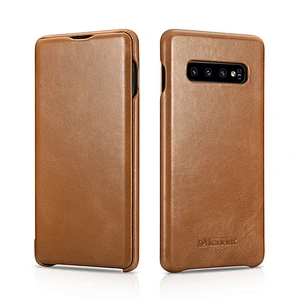 For Samsung S10 Plus Case Luxury Mobile Phone Genuine Leather Full Protective cover for S10