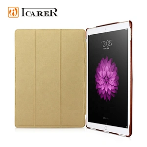 Wholesale Custom Vintage Genuine Leather Protective Case Cover for iPad Pro 12.9 inch 2017