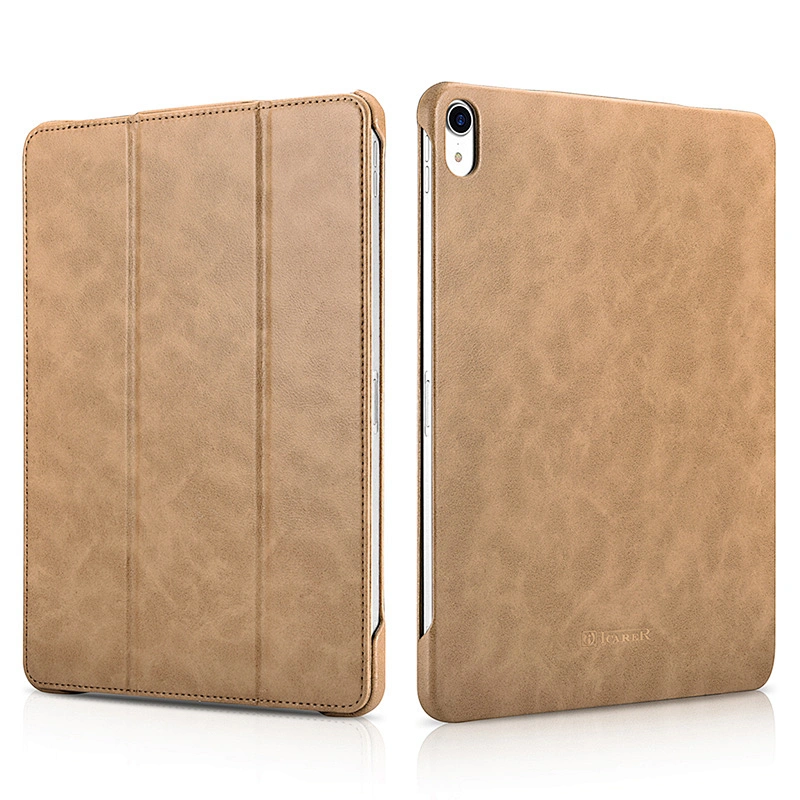 Luxury Shockproof Microfiber Leather Tablet Flip Cover Folding Stand Case for iPad Pro 11inch 12.9 inch 2018