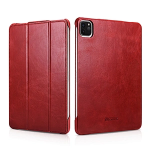 Brown Shockproof Protective Tablet Vintage Genuine Leather Folio Cover for  iPad Pro 11 inch 2020 Tablet Case for ipad Pro Case