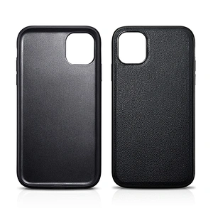Hot Selling Genuine Leather Detachable 2 in 1 Wallet Folio Case With Card Slot for iPhone 11
