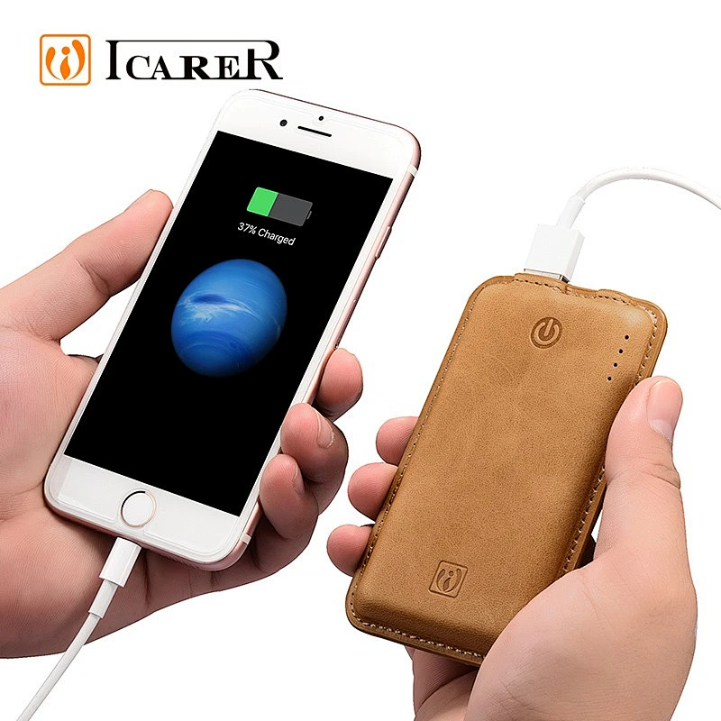 ICARER leather powerbank 4400 mah
