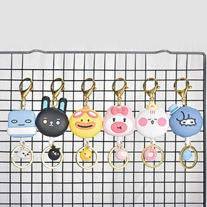 Cute mini girl's favorite gift pendant retractable keychain